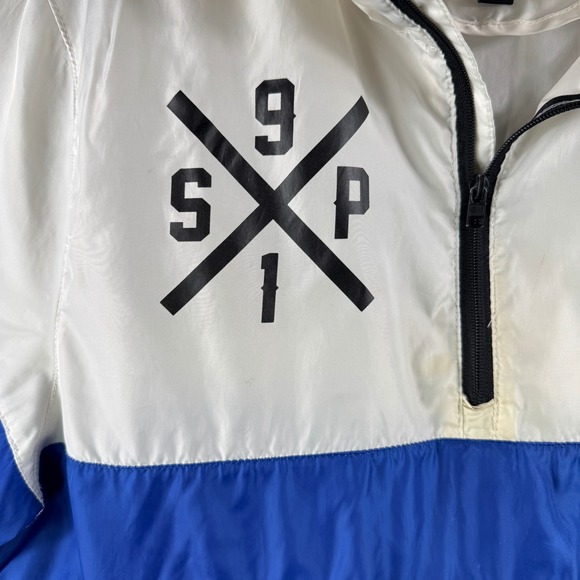 Southpole Windbreaker Men M Convertible Jacket USA Street Hip‎ Hop Anorak Hooded - Picture 15 of 16